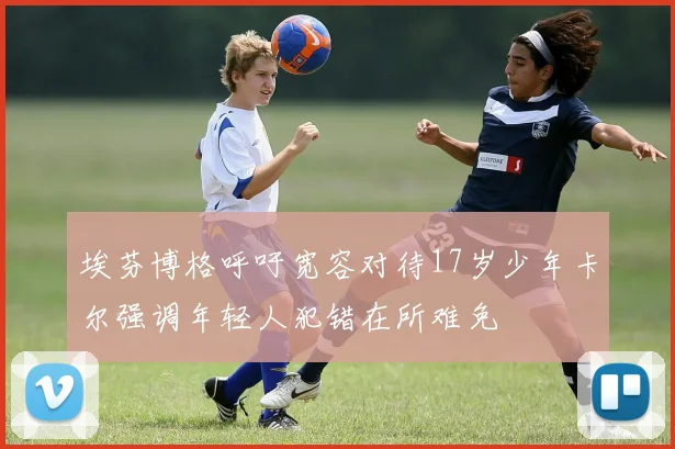 埃芬博格呼吁宽容对待17岁少年卡尔强调年轻人犯错在所难免