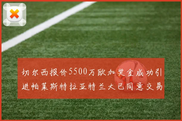 切尔西报价5500万欧加奖金成功引进帕莱斯特拉亚特兰大已同意交易